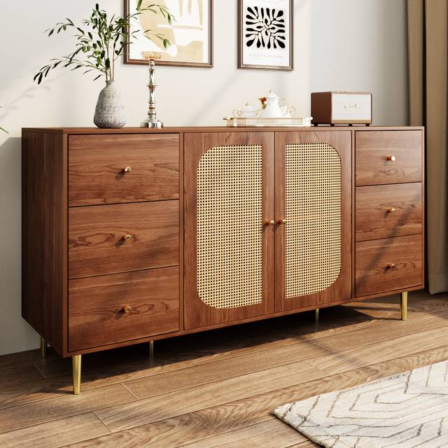 Amanzio 160cm Sideboard - Brown (90cm H X 160cm W X 40cm D)