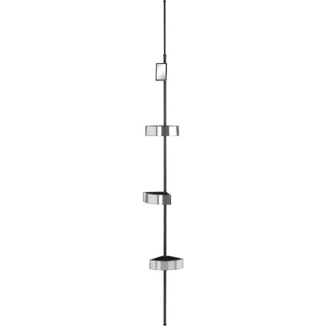 shower rack Big Black telescopic aluminium silver/black