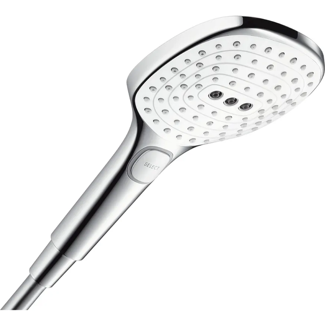 Hansgrohe Raindance Select E  White/Chrome 120 3jet Hand Shower