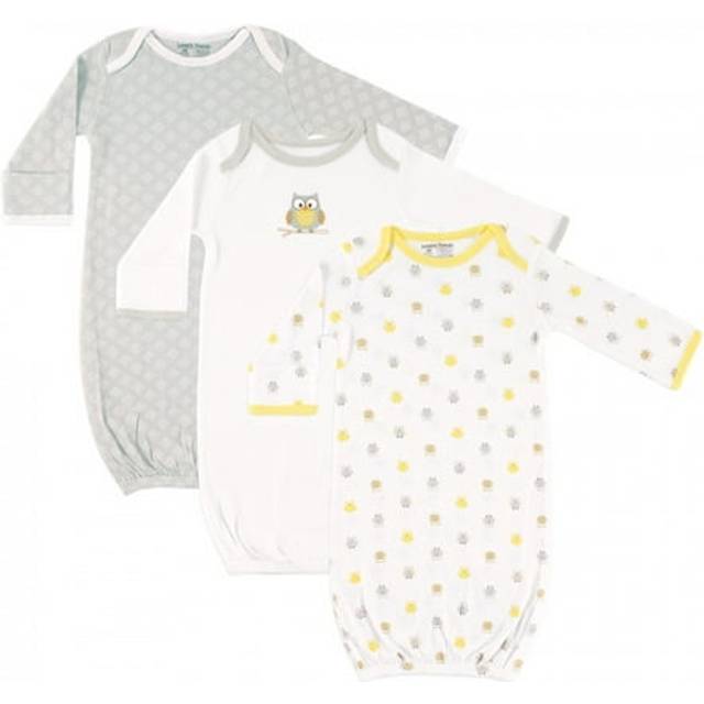 Luvable Friends Unisex Baby Cotton Gowns  Owl  Preemie/Newborn