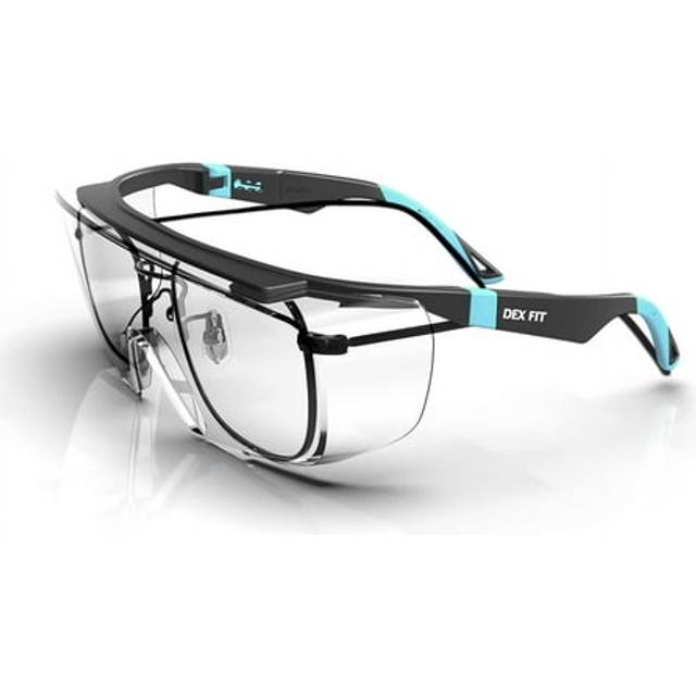 Safety Over Glasses SG210 OTG; Fit Over Your Eyewear, Z87 Eye Protection, Fog & Scratch Resistant, Adjustable for Women & Men, UV Protective (Black &