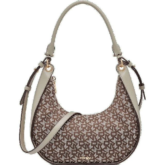 Abby Hobo Crossbody Chino Logo - Taupe - One Size