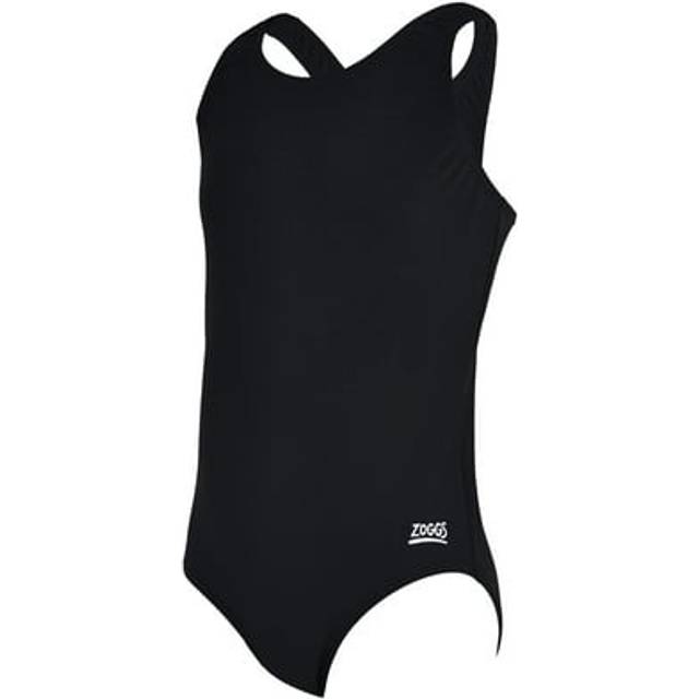 (32 UK, Black) Zoggs Girls Cottesloe Sportsback 2024 One Piece Swimsuit