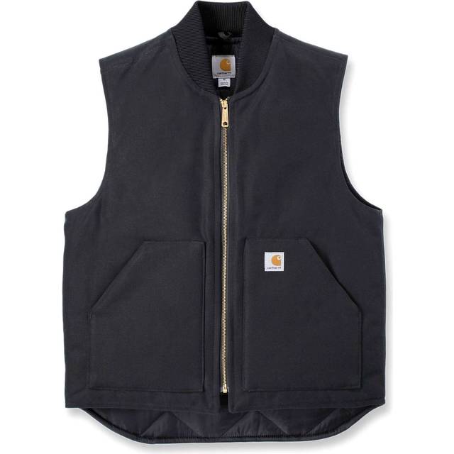 Carhartt V01 Firm Duck, vest , color: Black , size: S