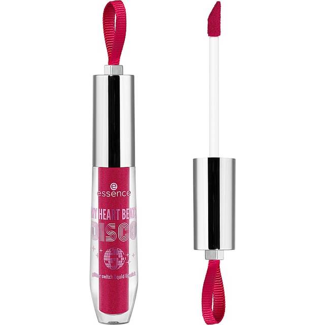 Essence My Heart Beats Disco Glitter Switch Flytande Läppstift, Mycket Pigmenterad, Glittrigt, 2.76ml