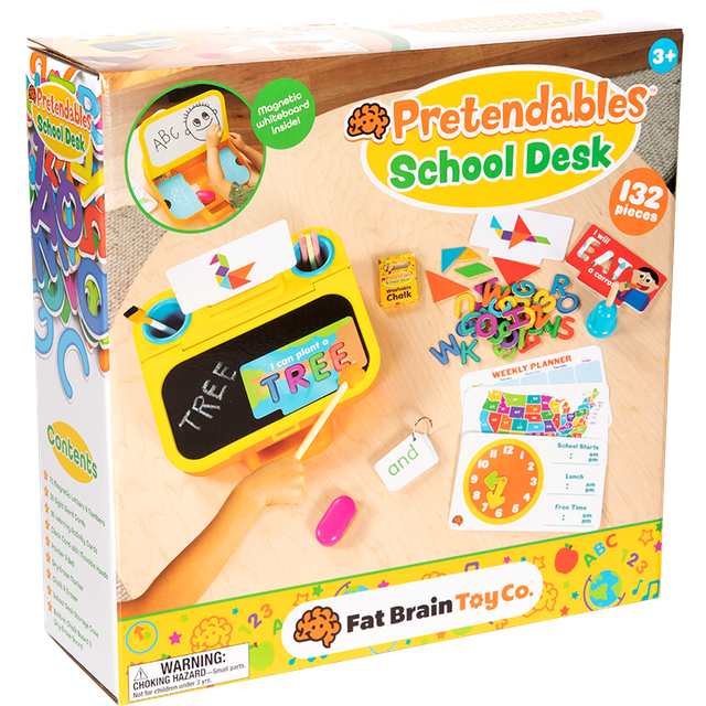 Pretendables School Set - Early Learning Toys for Ages 3 to 6 - Fat Brain Toys