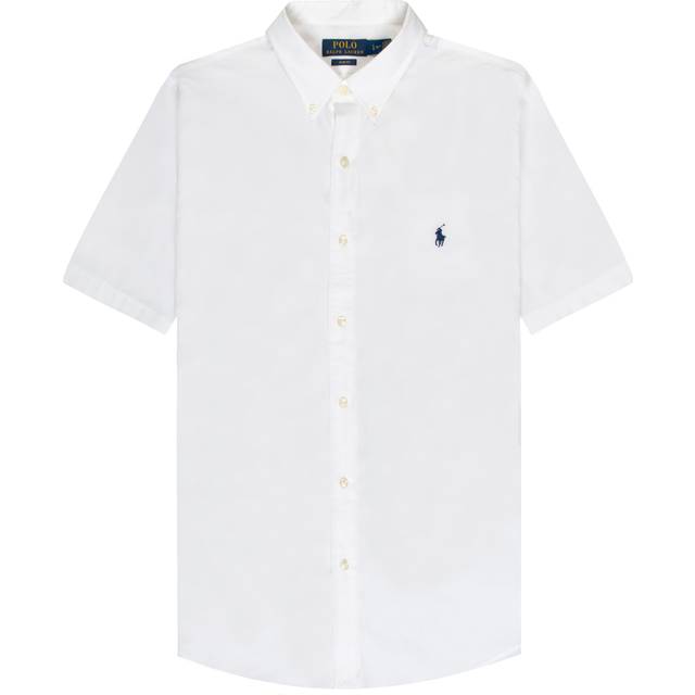Polo Ralph Lauren Slim Fit Stretch Poplin SS Shirt White