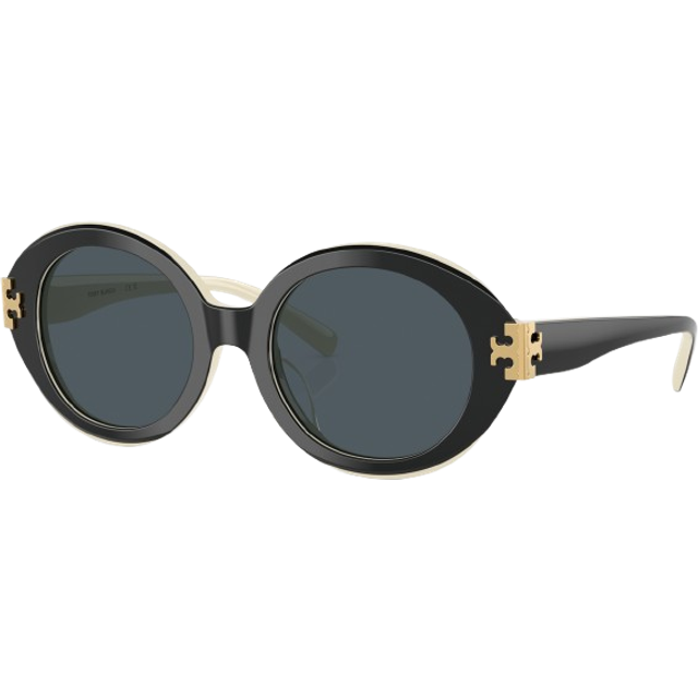 Tory Burch TY7210U 198887 52 Svarta Solglasögon Kvinna