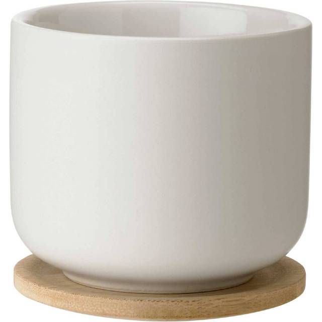 Theo Tea Mug With Coaster, Black