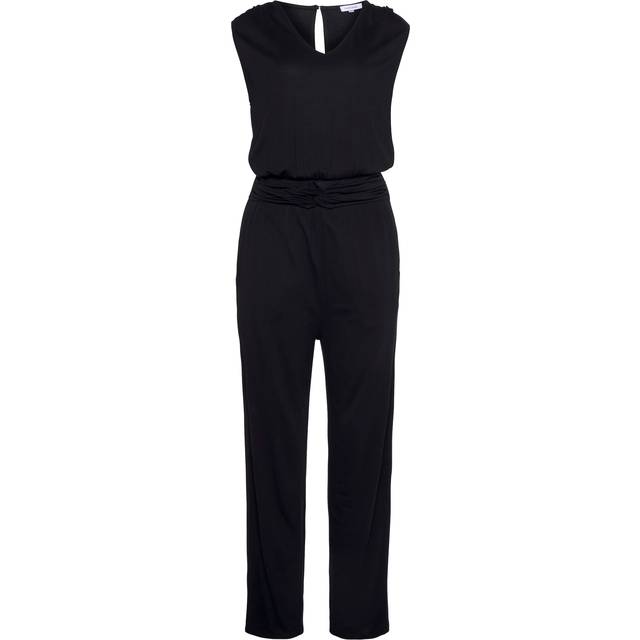 Buffalo Wide Elasticated Waist Sleeveless Jumpsuit - Black