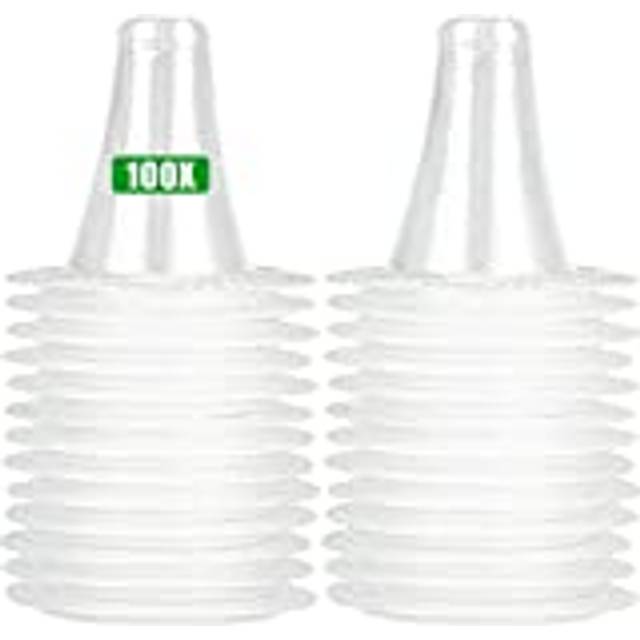100 Pcs Ear Thermometer Probe Covers, Refill Caps Replacement Lens Filter Protector for All Braun Thermometer Models