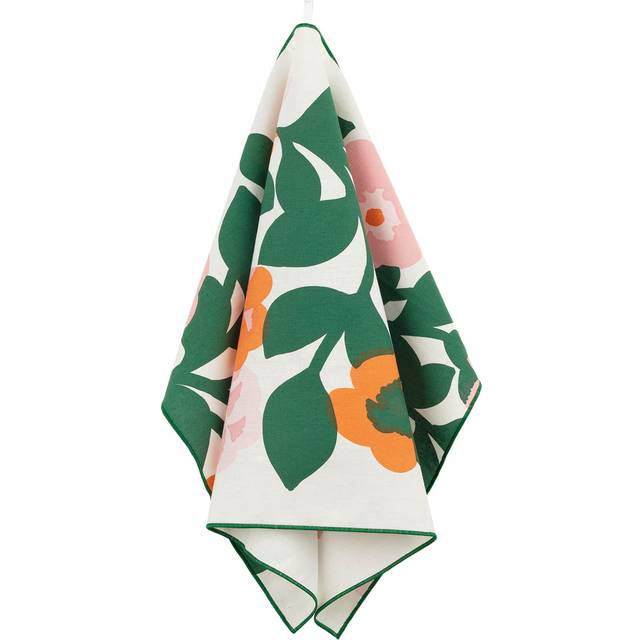 Marimekko Green green kökshandduk 47x70 cm Grön-orange