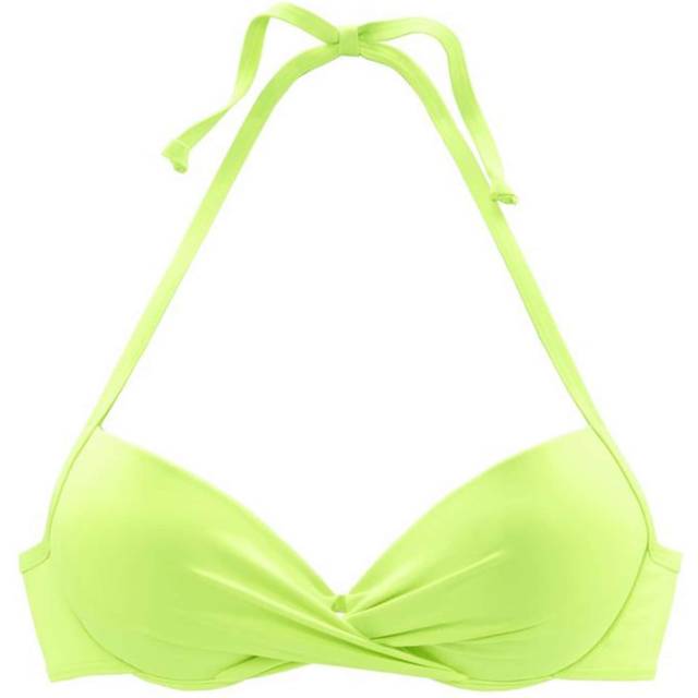 S. Oliver Wrap Front Push-Up Bikini Top - Lime