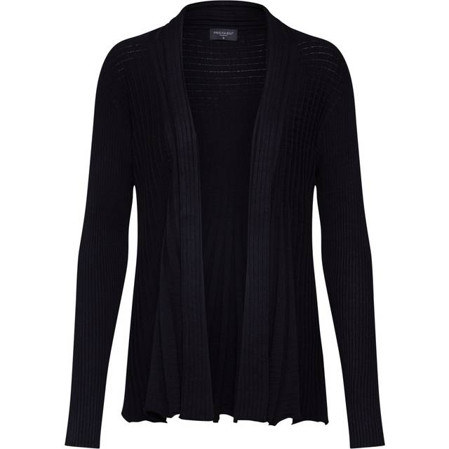 Ribbad, öppen cardigan