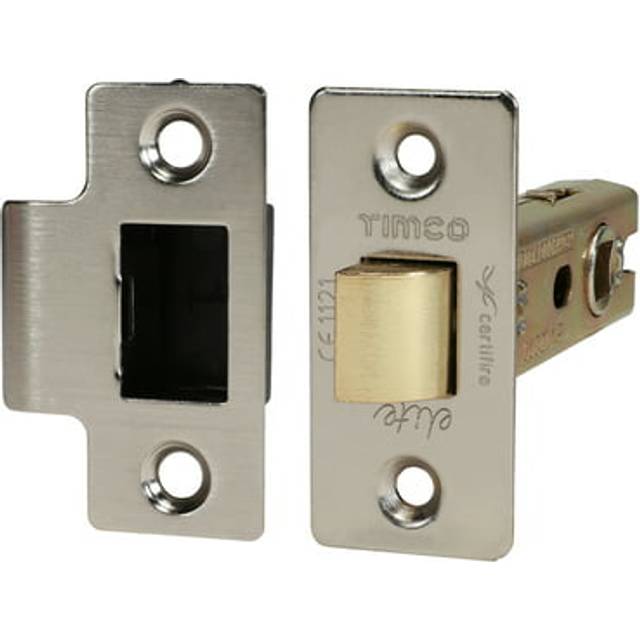 TIMco Tubular Latch Sat. Nickel 76 case / 57 backset 1 EA