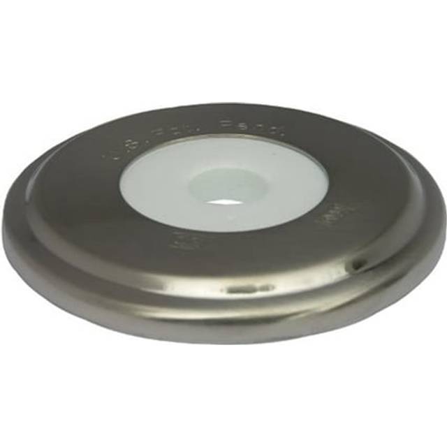LASCO 03-6015 Bathtub Spout with Round Trim Plate  Satin Nickel