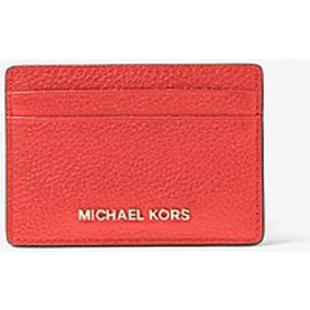 MICHAEL Michael Kors Jet Set Pebble-Grain Leather Cardholder