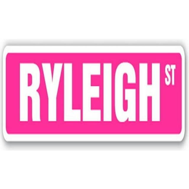 SignMission SS-730-RYLEIGH 30 in. Ryleigh Street Childrens Name Room Sign