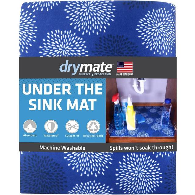 Drymate Premium XL Under Sink Mat  Waterproof Cabinet Protection Mats for Kitchen & Bathroom  Absorbent Shelf Liners  Slip-Resistant  Non-Adhesive  Ma