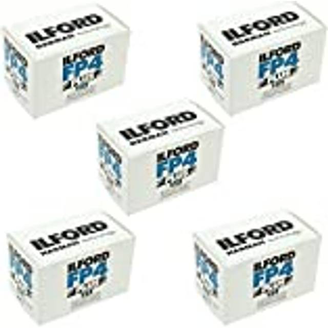 Ritz Camera Ilford FP4 Plus  Black and White Print Film  135 (35 mm)  ISO 125  24 Exposures (1700682) 5 Pack