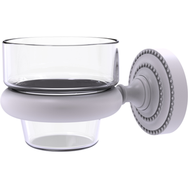 Allied Brass DT-64 Dottingham Collection Wall Mounted Votive Candle Holder, Matte White