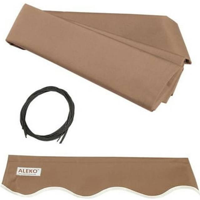 ALEKO FAB16X10SAND31 Awning Fabric Replacement 16x10 Ft for Retractable Awning  SAND