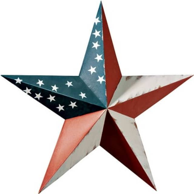 Miles Kimball 341684-840853123187 Maple Lane CreationsTM American Barn Star, One Size Fits All, Multi