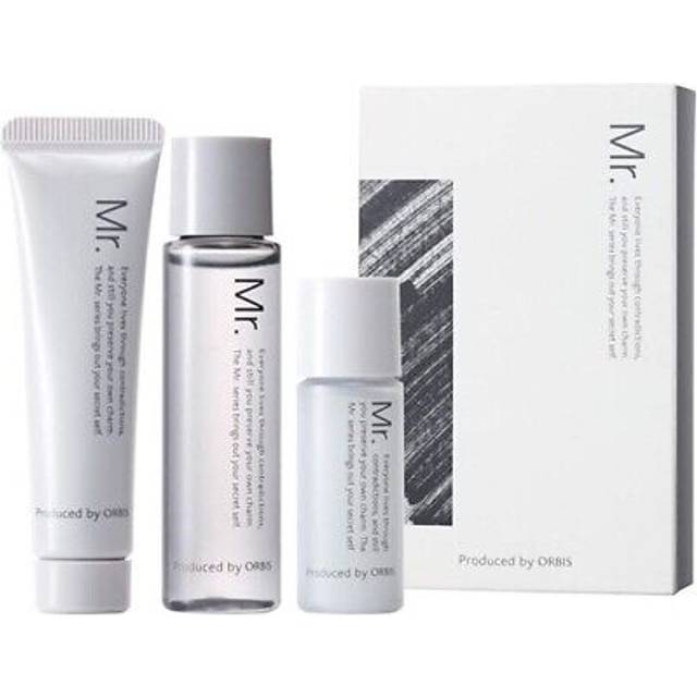 ORBIS Trial Set for Men Facial and Moisturizer for Men Skin Care Lotion Facial Cleanser and Moisture 9g Trial Set Set Trial Mr. Lotion, Cleanser,