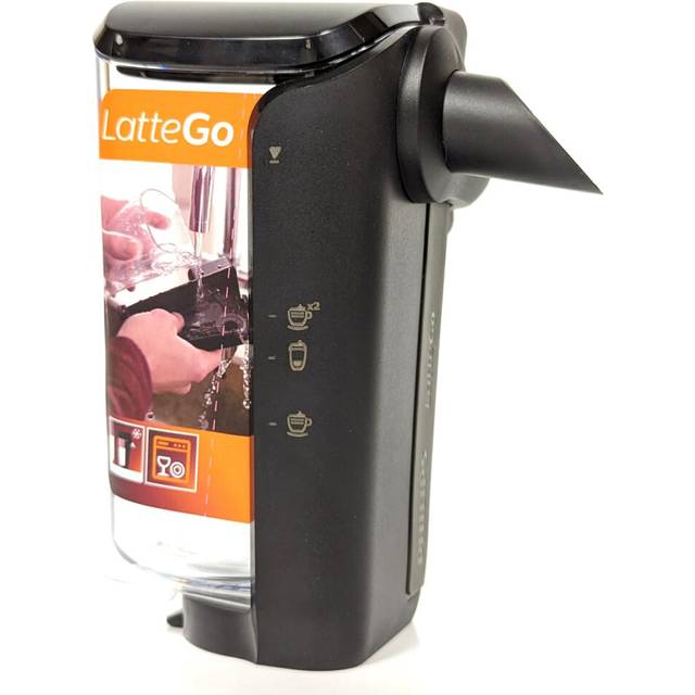 Philips LatteGo Espresso Machine Replacement Carafe  Premium Large  Chrome (for EP5447/94  EP4347/94  EP3246/74)