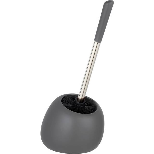 Polaris toilet set, fine ceramic toilet brush holder, for bathroom and guest toilet, including toilet brush with interchangeable brush head Ã 8 cm,