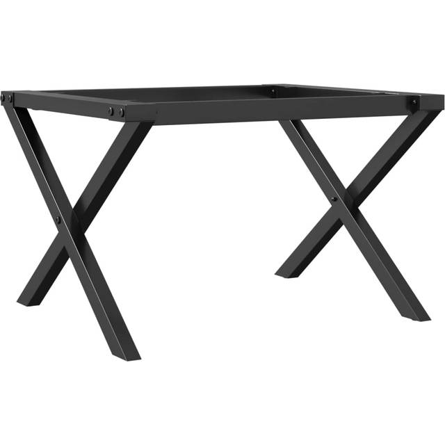 vidaXL Coffee Table Legs X-Frame Desk Legs DIY Metal Furniture Legs Steel