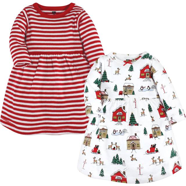Hudson Baby Girls' Cotton Dresses  North Pole  2T