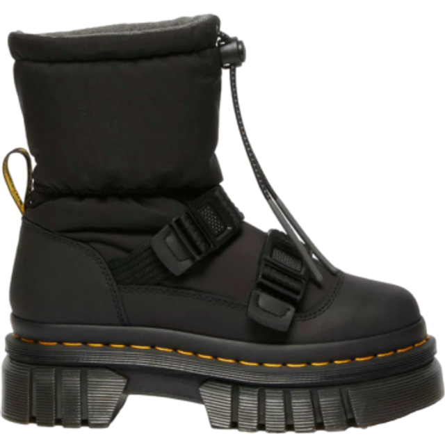 Dr. Martens Black Audrick Padded Lo Boots - Black Snowplow Wp & - UK 4