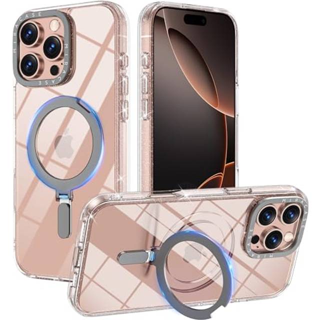 Miracase 2024 Magnetic for iPhone 16 Pro Max Case with Stand 6.9'' [Compatible with MagSafe] Shockproof Phone Case for iPhone 16 ProMax with Flexible