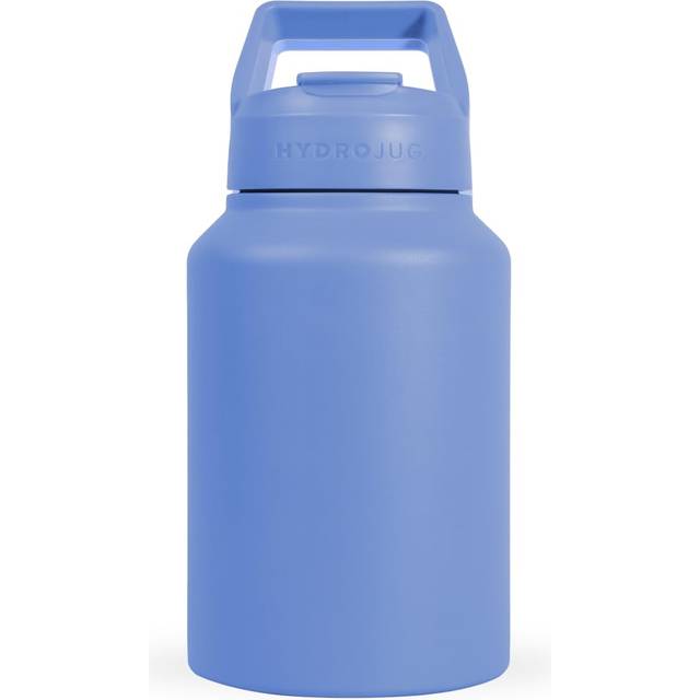 HydroJug Sport - Stainless Steel Tumbler with Straw  Vacuum Insulated  64oz Leakproof Water Bottle  Ergonomic Design  Reusable  Dishwasher Safe  Rubbe