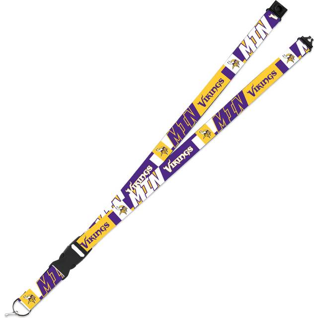 "Rico Industries NFL Football Minnesota Vikings 19"""""""" x 1"""""""" Premium Unisex-Adult Safety Breakaway Lanyard - Flash"