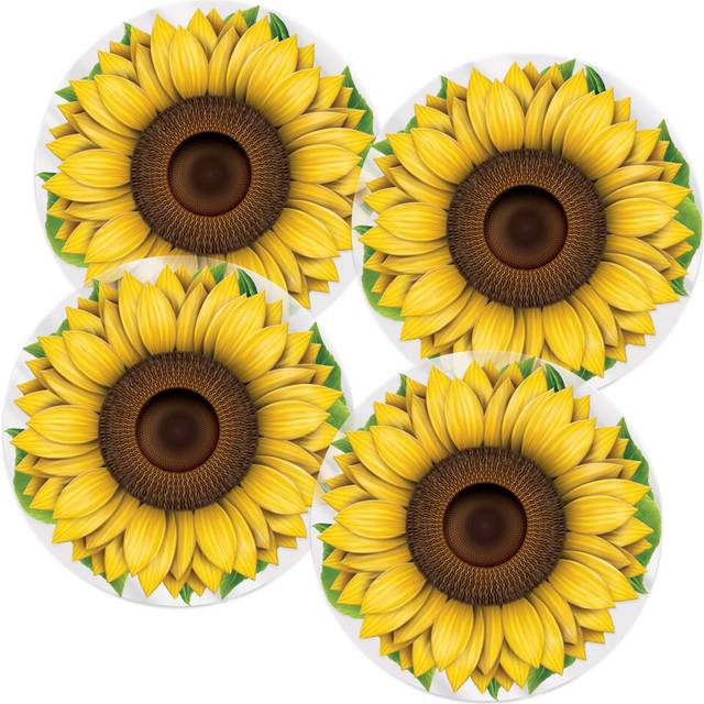 Plastic Sunflower Placemats
