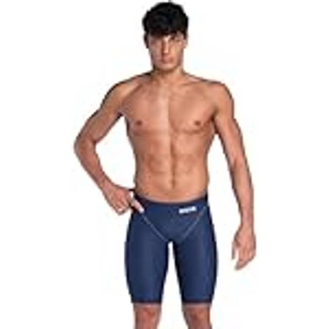 (30) Mens Arena Swimming Powerskin Jammers Quick Dry Plain Swim Shorts - Aquamarine