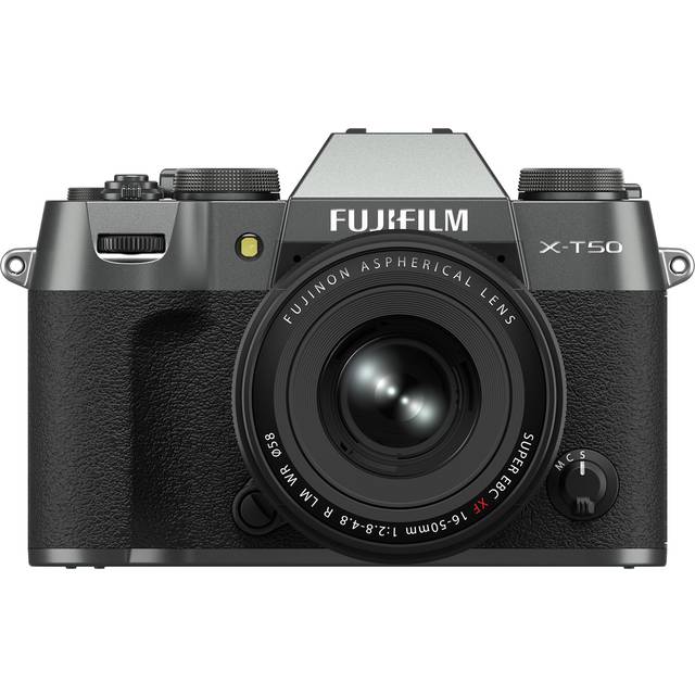 FUJIFILM X-T50 Mirrorless Camera with XF 16-50mm f/2.8-4.8 Lens Charcoal Silver