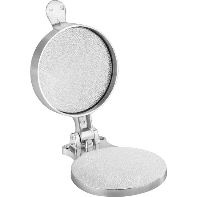 "New Star Foodservice 36466 Aluminum Adjustable Hamburger Press  4-1/2"""""""" Diameter  Silver"