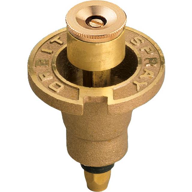 20-Pack Orbit 54070 Brass Pop-Up Flush Head Sprinkler with Full Pattern Spray Nozzle - Brass Pop-Up Sprinklers for Full Pattern Spray