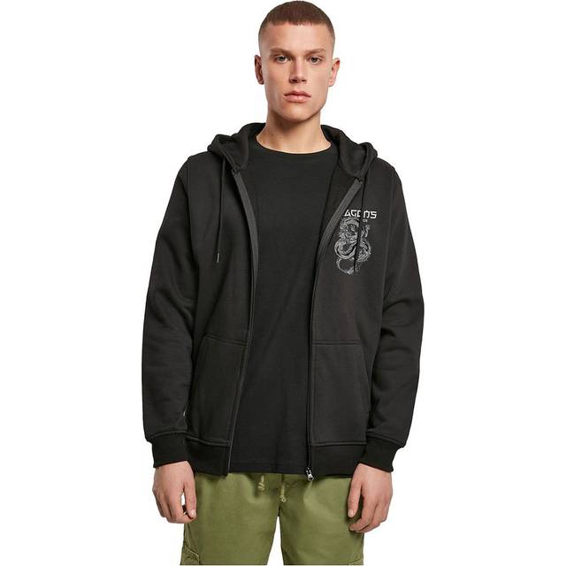 Zip-up hoodie Mister Tee Dragons Never Die Heavy - Noir - L