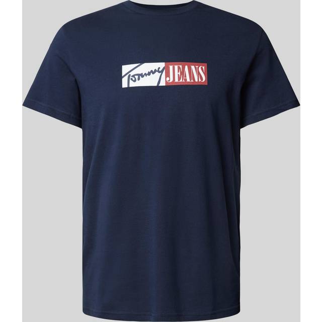 T-shirt Tommy Jeans Slim Entry Graphic Tee Blue S (S)