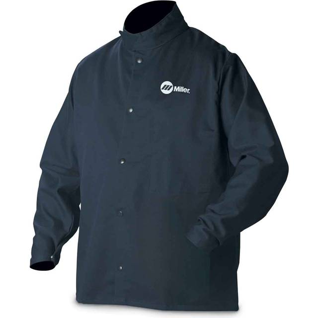 Welding Jacket  Navy  Cotton/Nylon  M