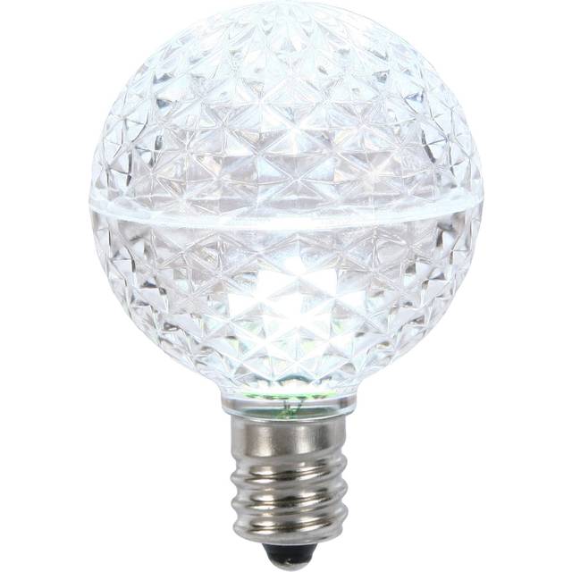 Vickerman W5W0519 50 Light x 23 ft. Mini Christmas LED Light Set with White Wire, Lime