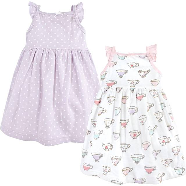 Hudson Baby Girls' Cotton Dresses  Tea Party  0-3 Months