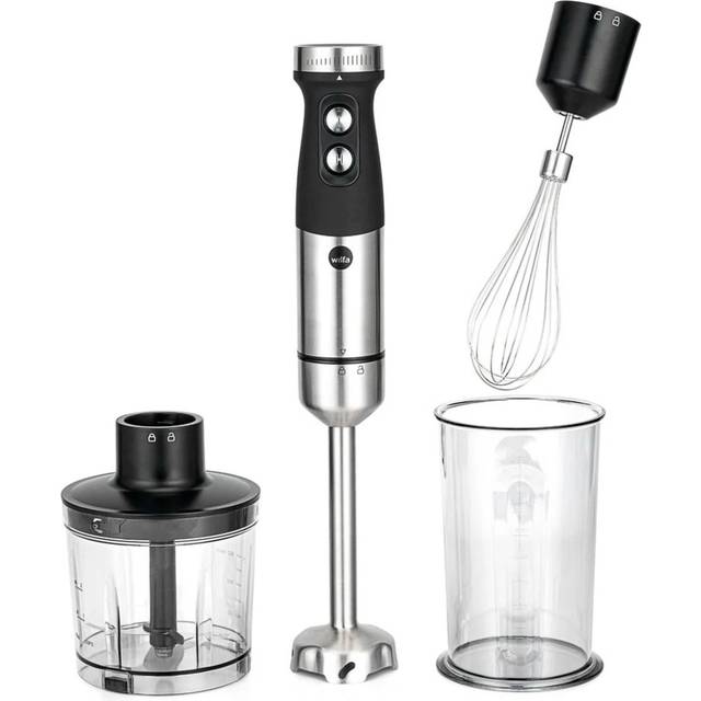 Fusion SM2B-1000FP stavmixerset, silver/svart - Silver, svart