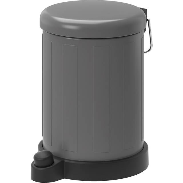 TOFTAN avfallshink, grå, 4 l