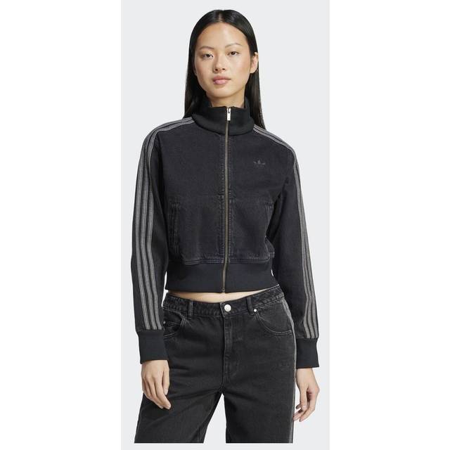 Jacket adidas Adicolor Denim Track Top Black/ True Black Denim S (S)