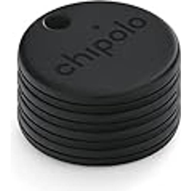 Chipolo Spot - Fungerar med Apple Hitta appen (endast iOS) (Nästan Svart) (ONE Spot 4 Pack, Nästan Svart)